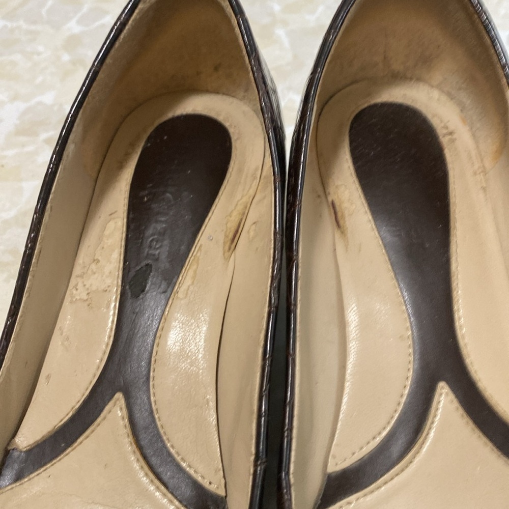 Naturalizer Fulton Pump Patent Leather Dark Brown 8.5 - Picture 4 of 6
